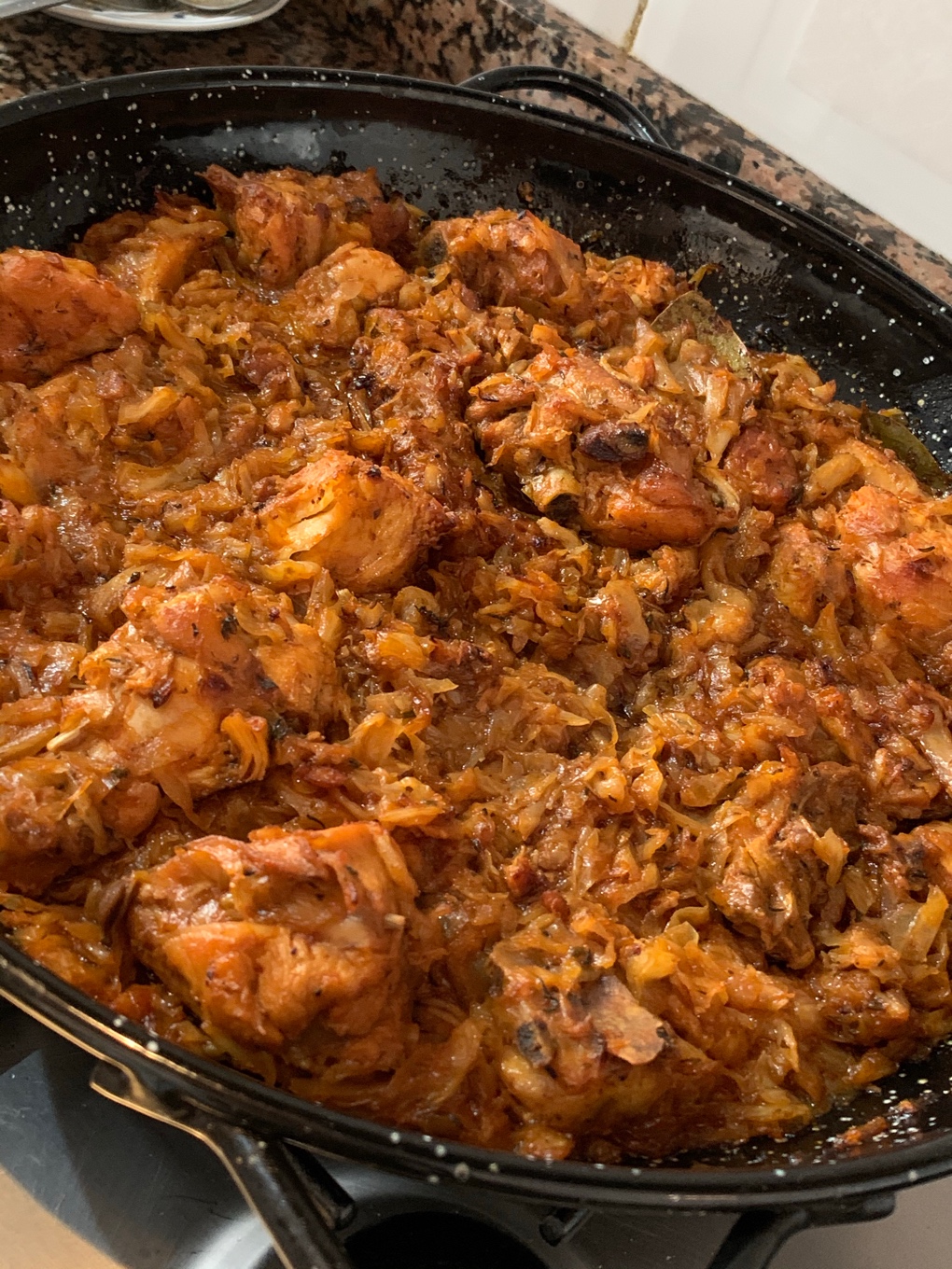 Repollo con pollo 🌚 al horno o “Varza Calita” en rumano 😄