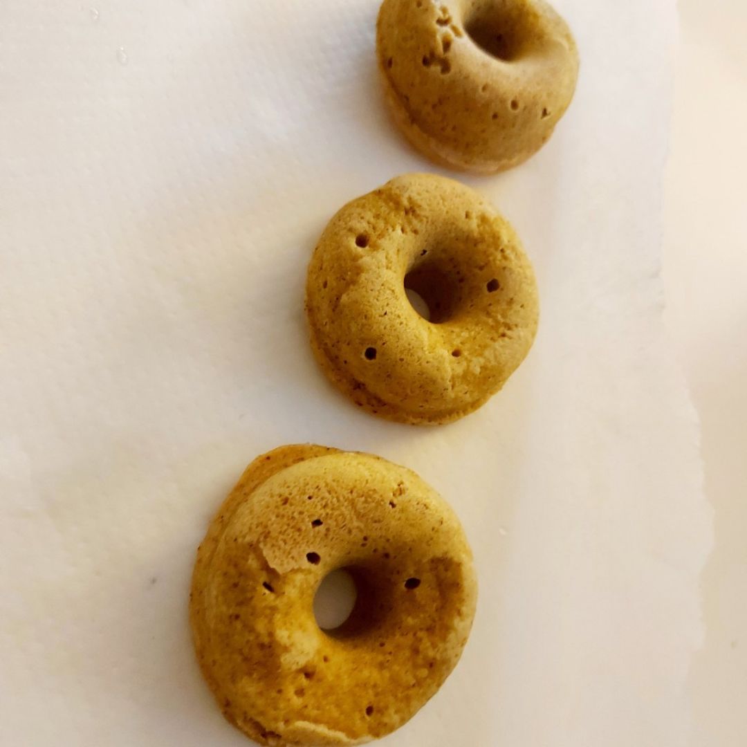 Donuts carrots cake al micro en 1 minuto y medio Paso 2 Donuts carrots cake al micro en 1 minuto y medio Paso 2