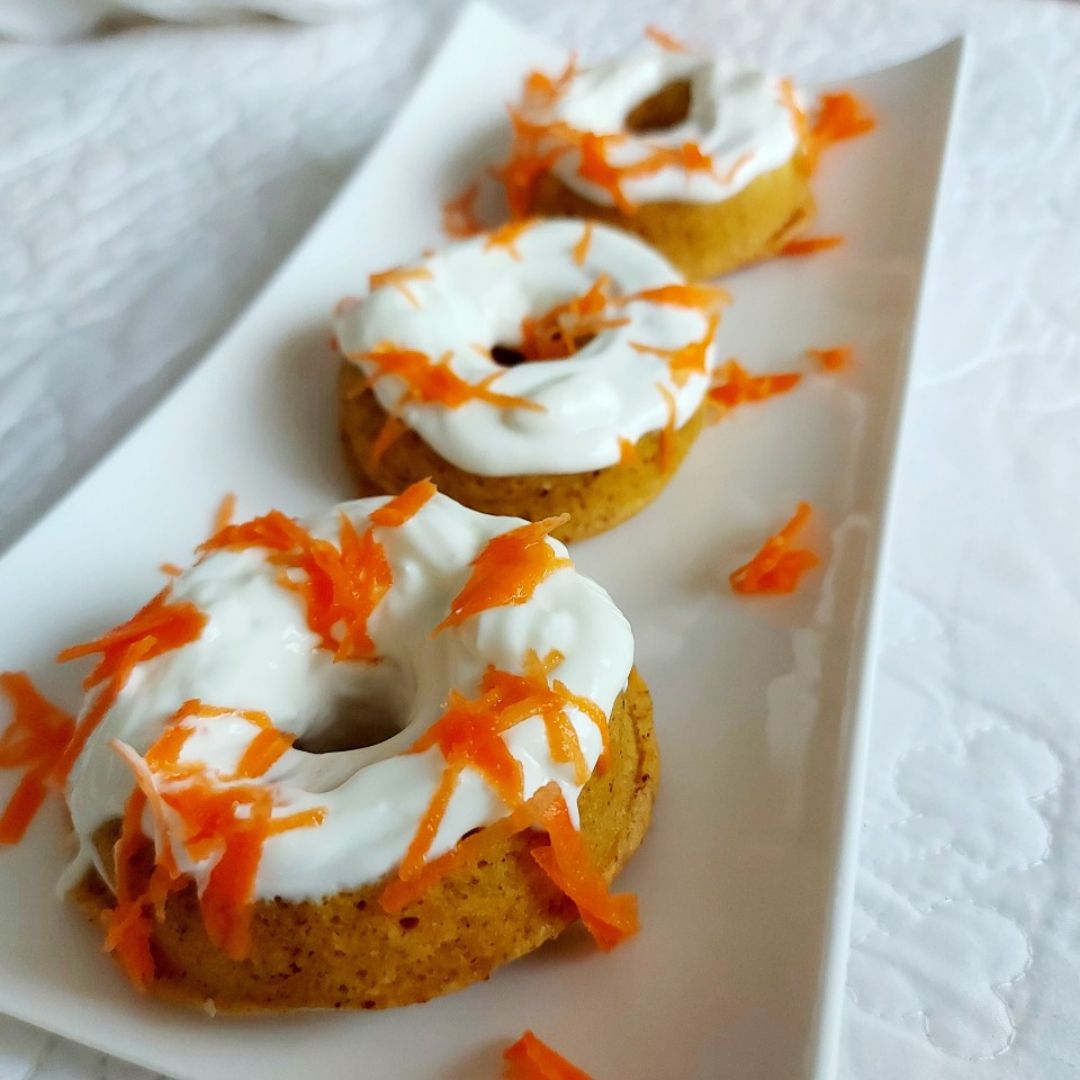 Donuts carrots cake al micro en 1 minuto y medio Paso 3 Donuts carrots cake al micro en 1 minuto y medio Paso 3