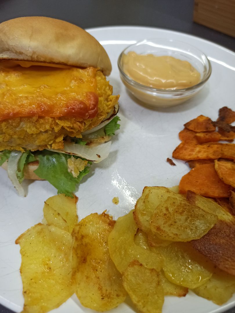 Hamburguesa Crispy chicken Hamburguesa Crispy chicken