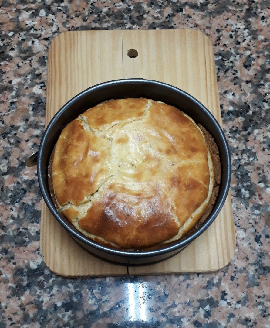 Tarta de queso al horno Paso 2 Tarta de queso al horno Paso 2