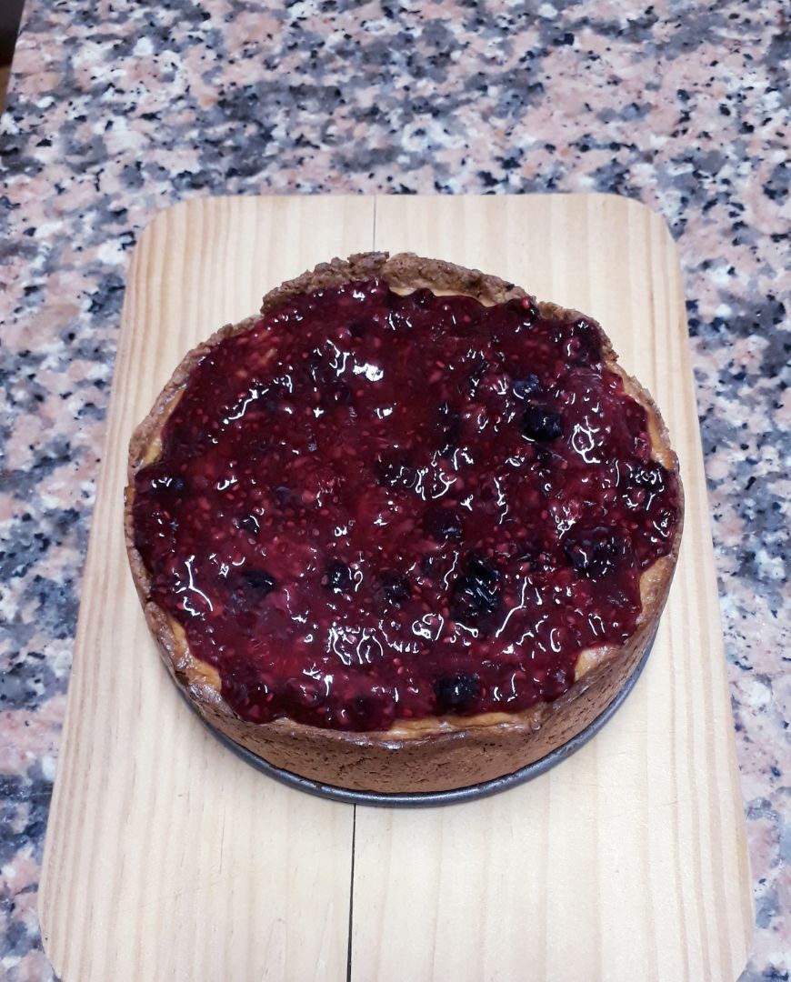 Tarta de queso al horno Paso 3 Tarta de queso al horno Paso 3