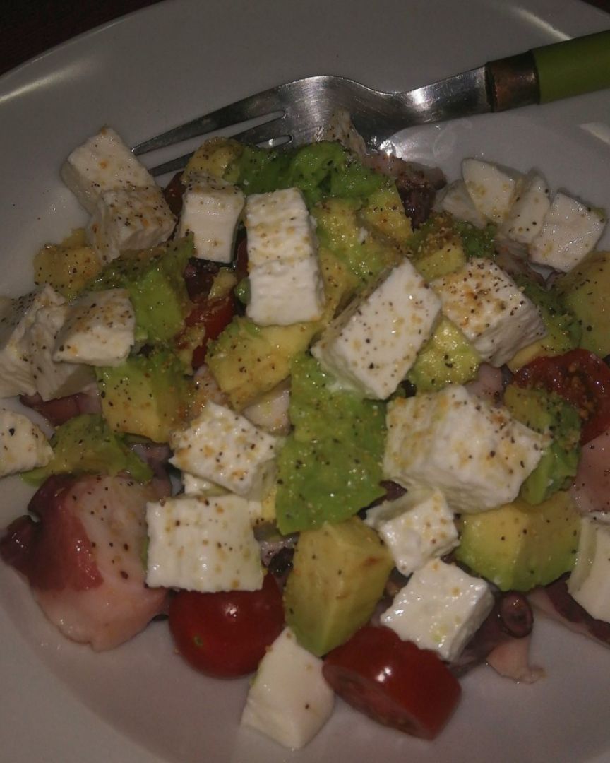 "Ensalada" de pulpo "Ensalada" de pulpo
