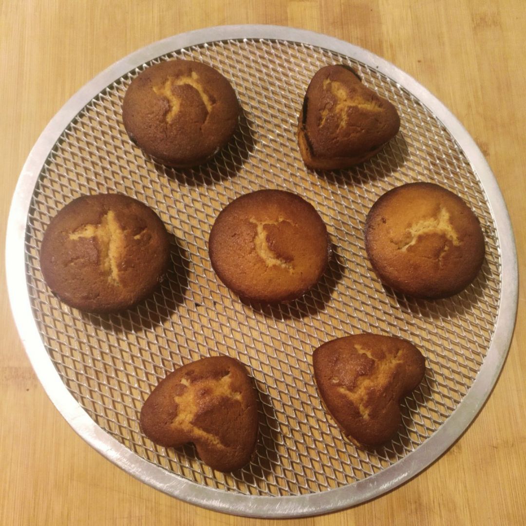 Magdalenas al limón sin gluten Magdalenas al limón sin gluten