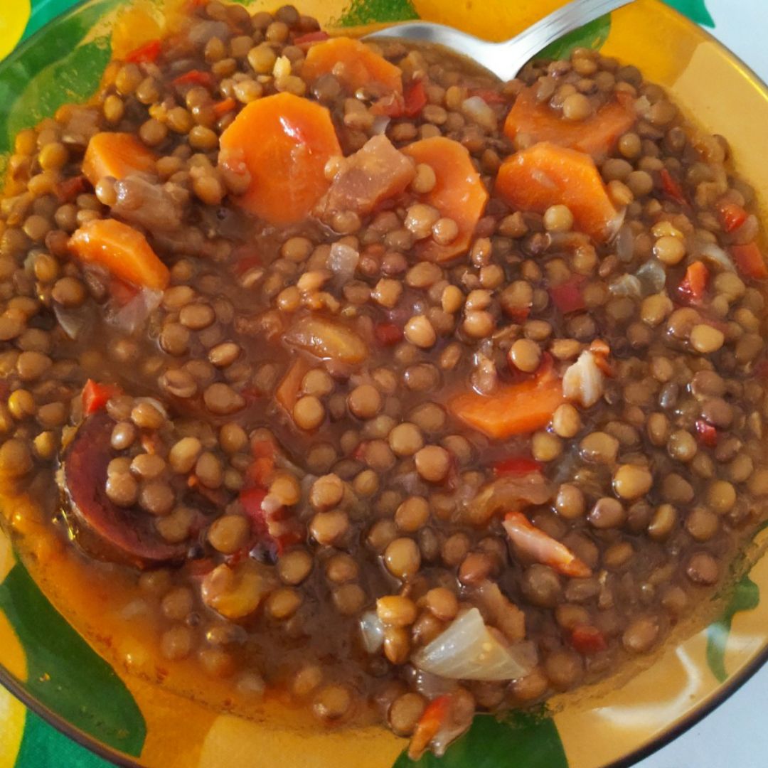 Lentejitas con verduras 🍲🥄 Lentejitas con verduras 🍲🥄