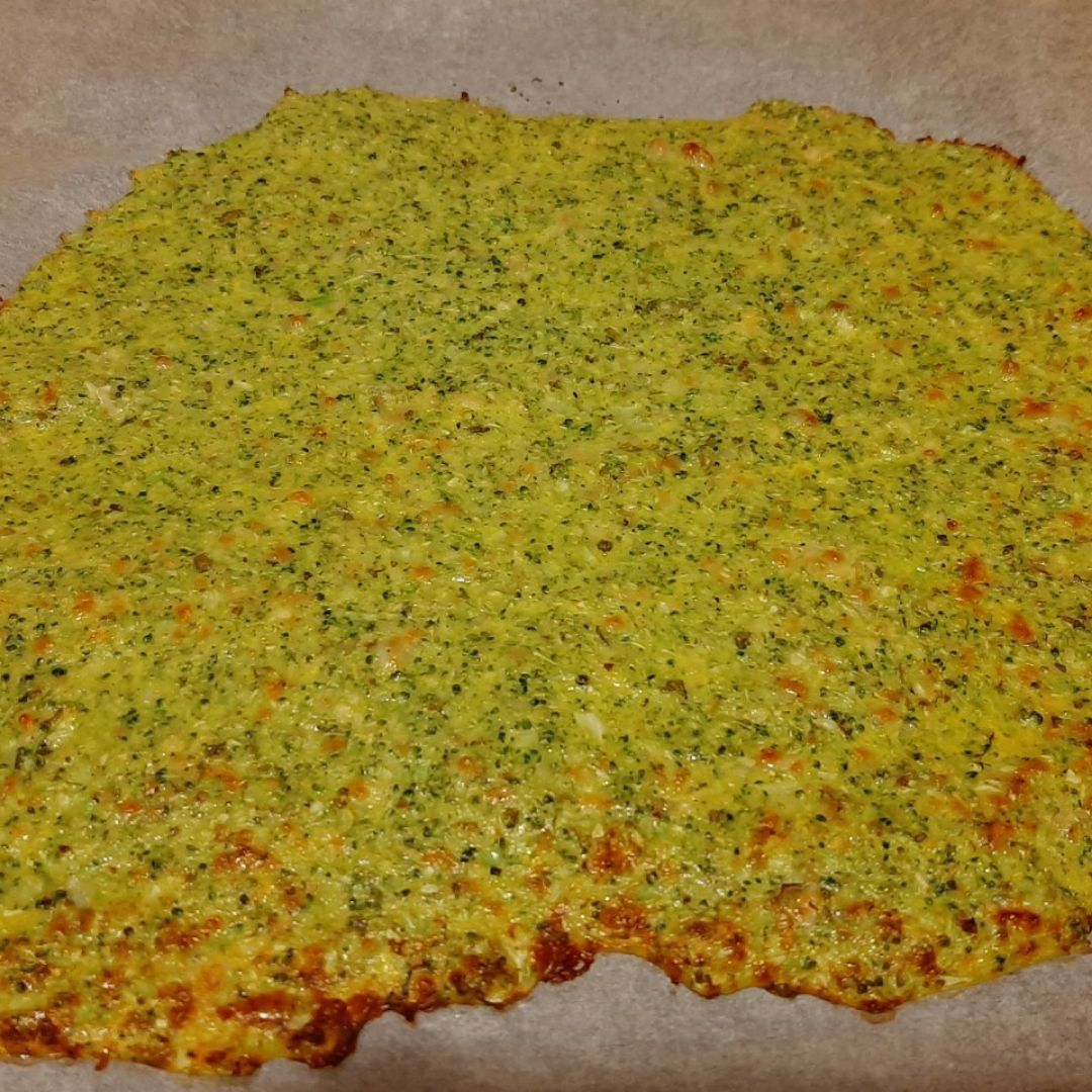 Base de pizza de brócoli