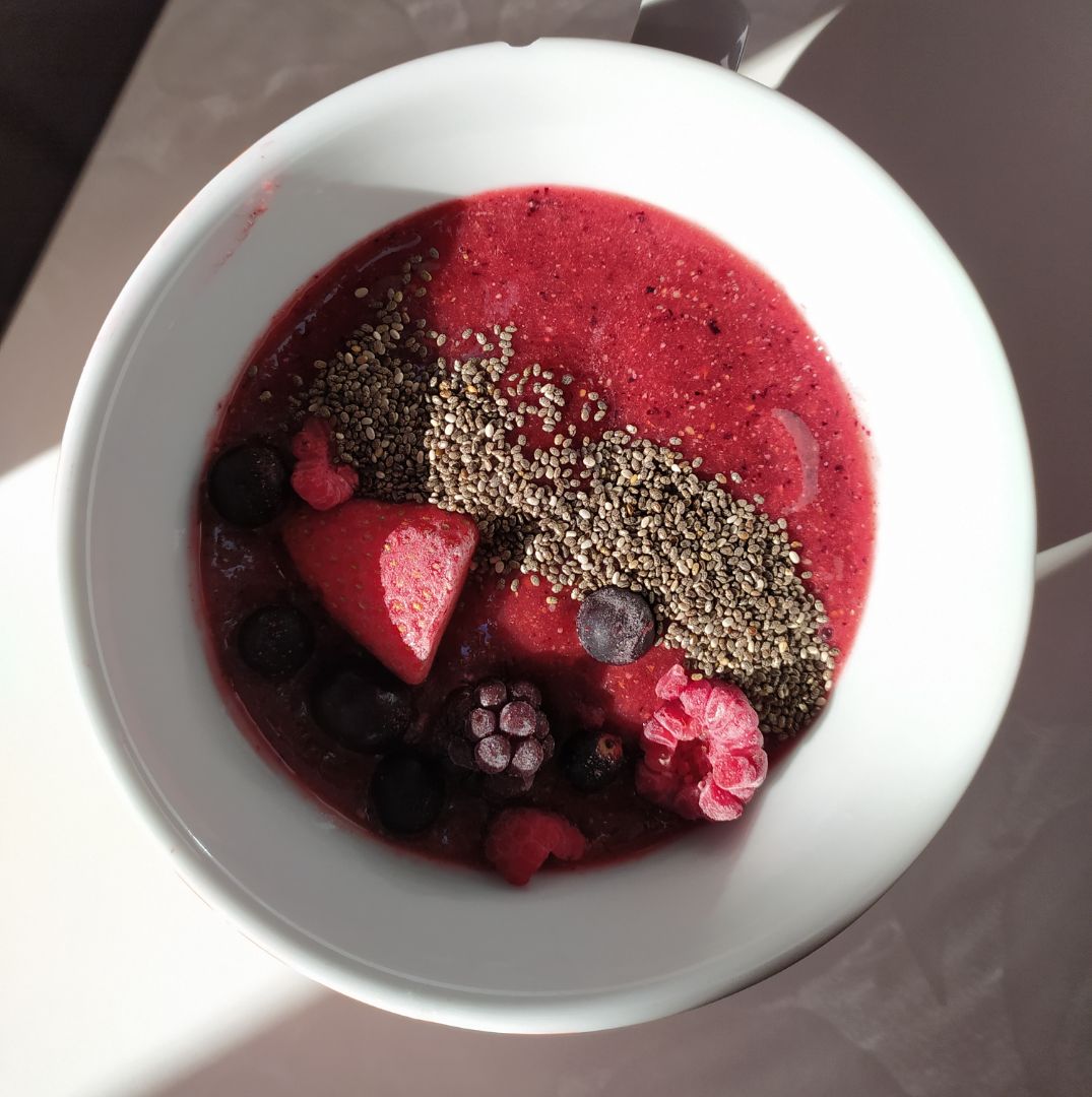 Smoothie bowl de frutos rojos 🍓 Smoothie bowl de frutos rojos 🍓