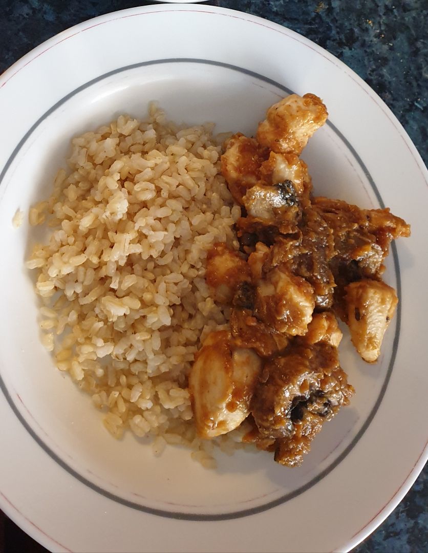 Arroz con pollo satay Arroz con pollo satay