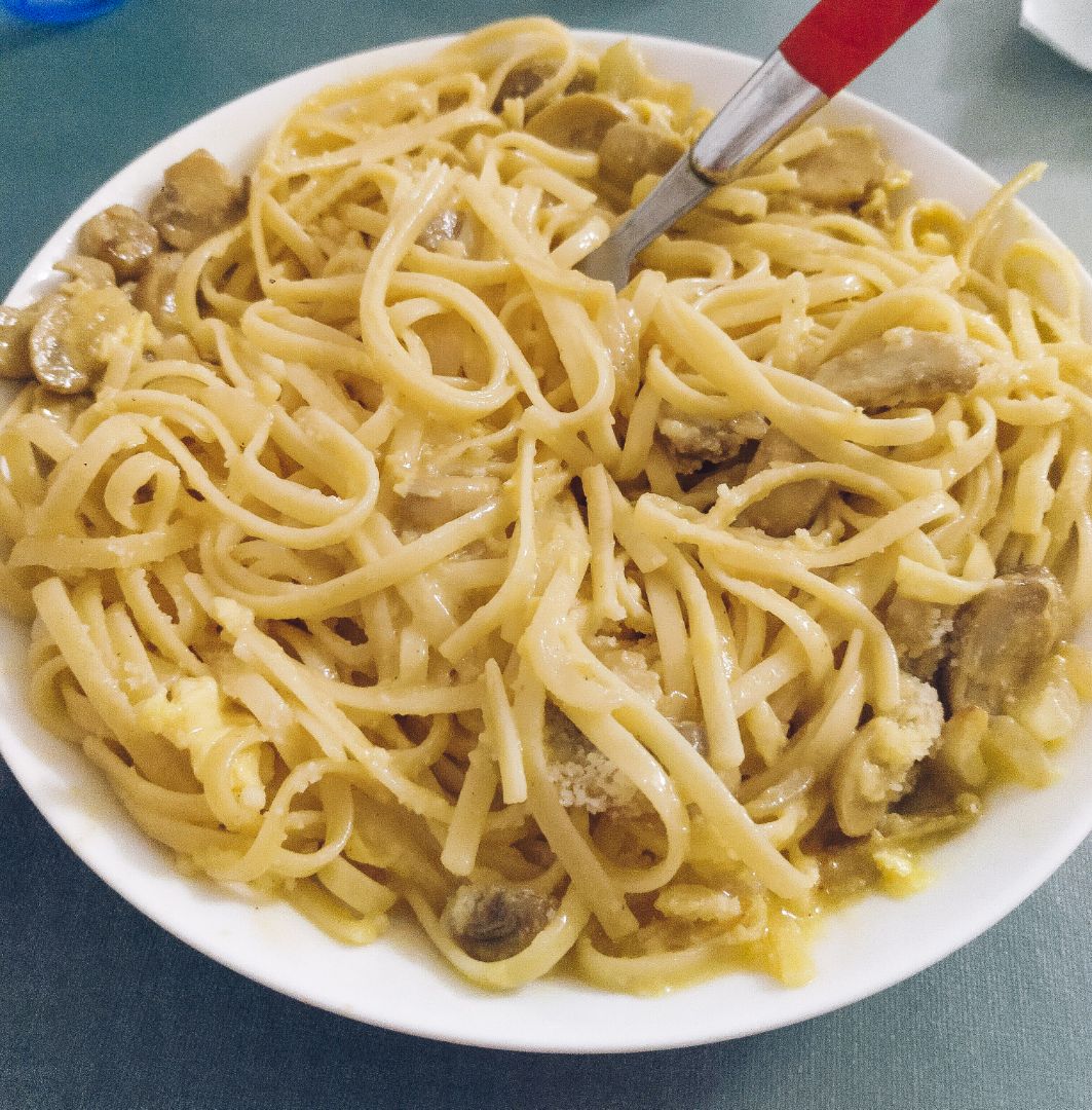 Tallarines "carbonara" Tallarines "carbonara"