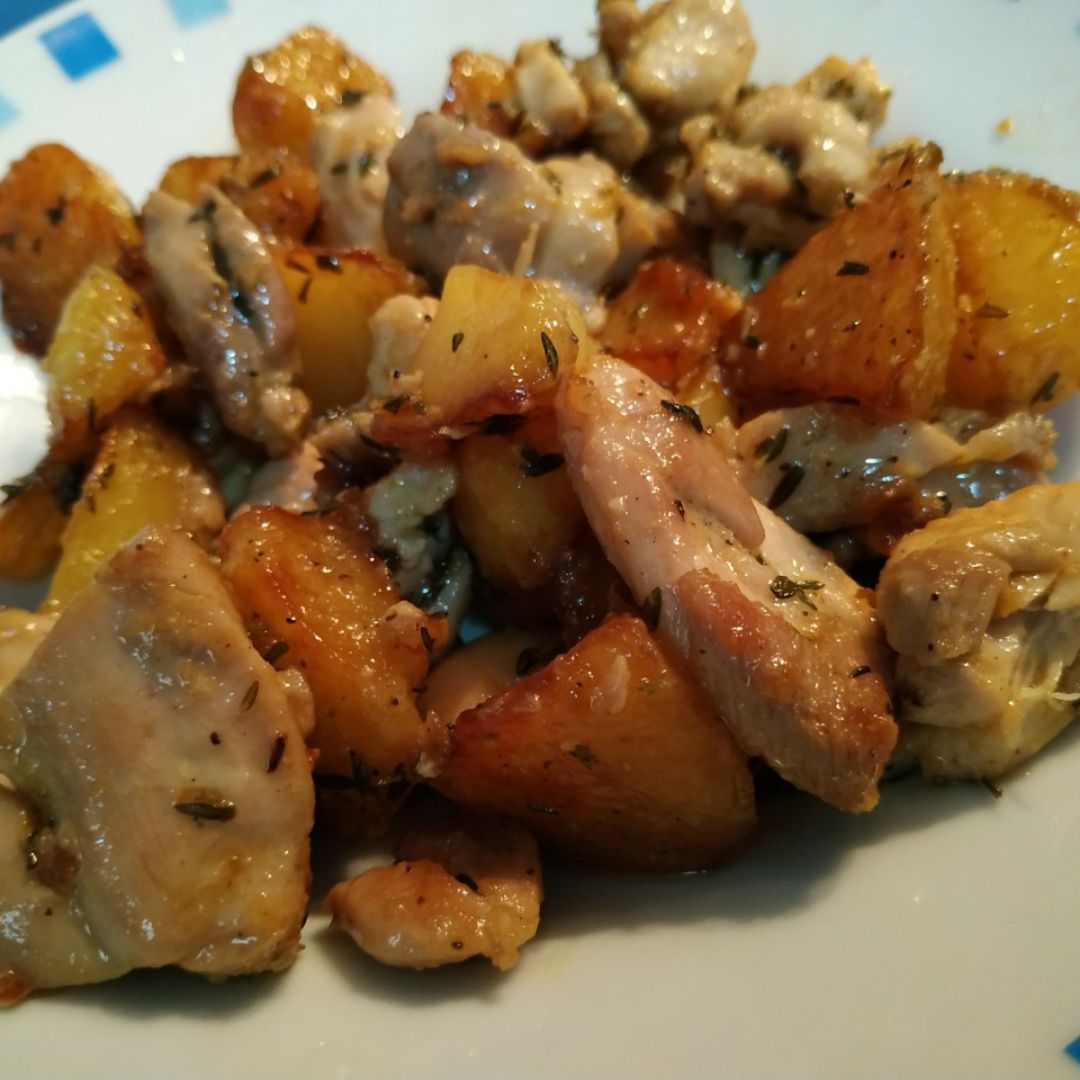 Pollo al vino Pollo al vino