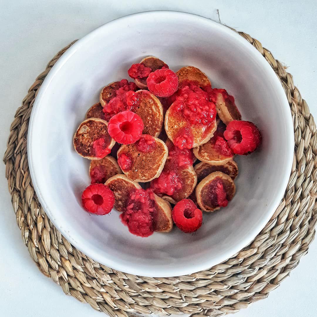 Mini pancakes cereal