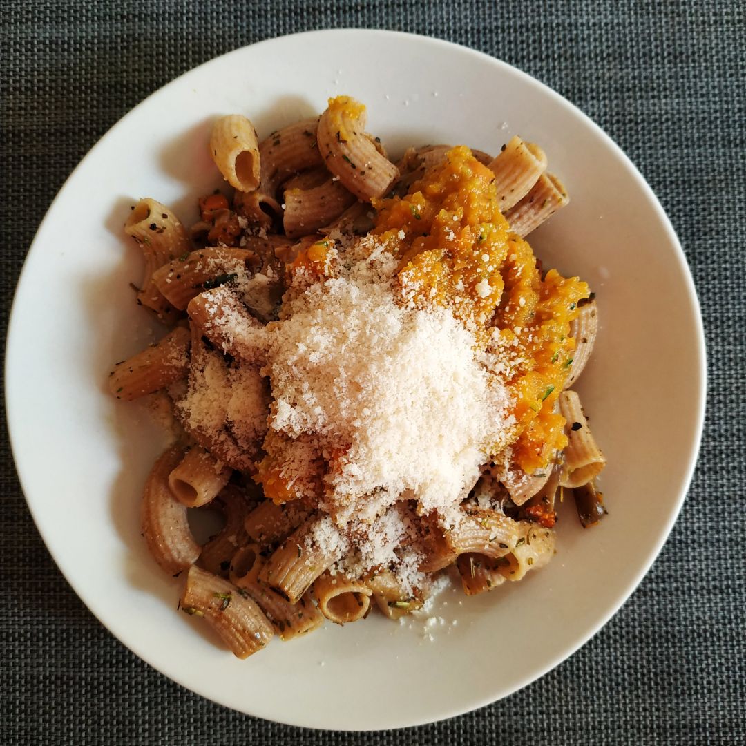 Pasta con calabaza 🎃