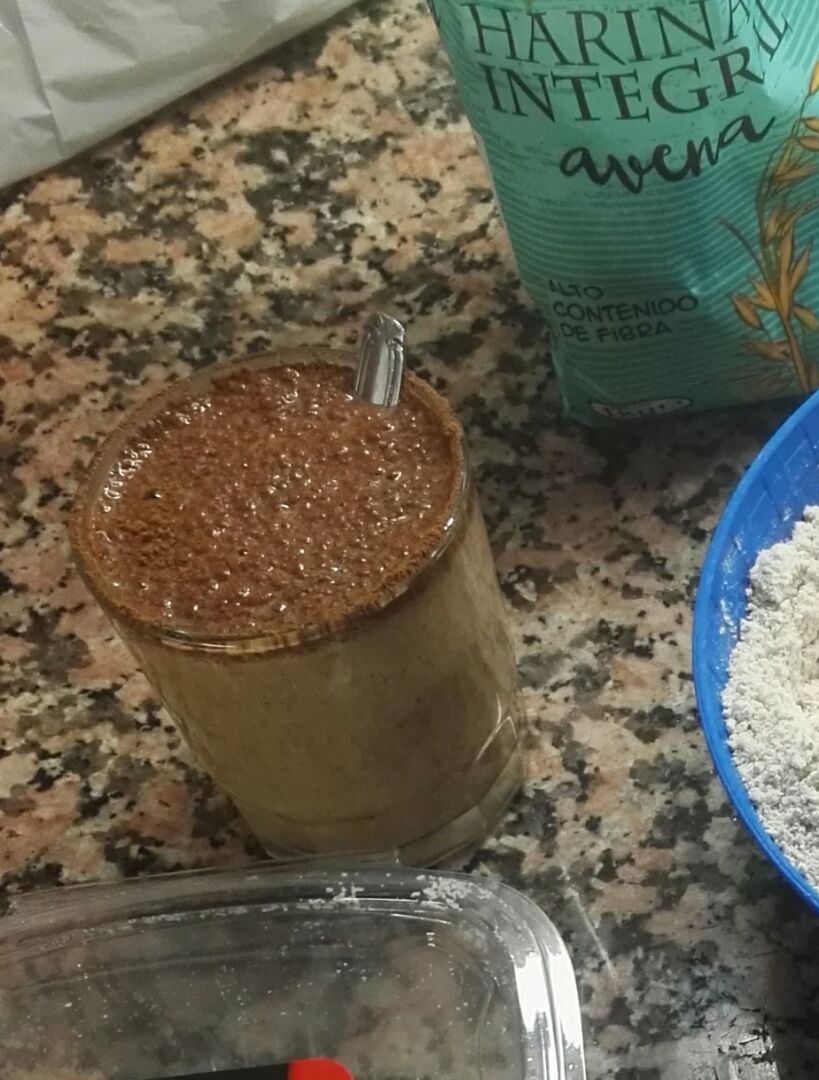 Coca de avena y almendra sabor naranja Paso 2 Coca de avena y almendra sabor naranja Paso 2