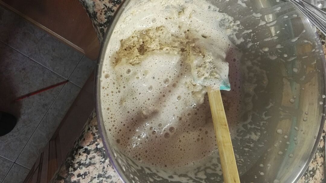 Coca de avena y almendra sabor naranja Paso 4 Coca de avena y almendra sabor naranja Paso 4