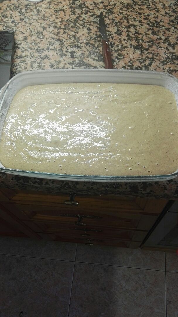 Coca de avena y almendra sabor naranja Paso 6 Coca de avena y almendra sabor naranja Paso 6