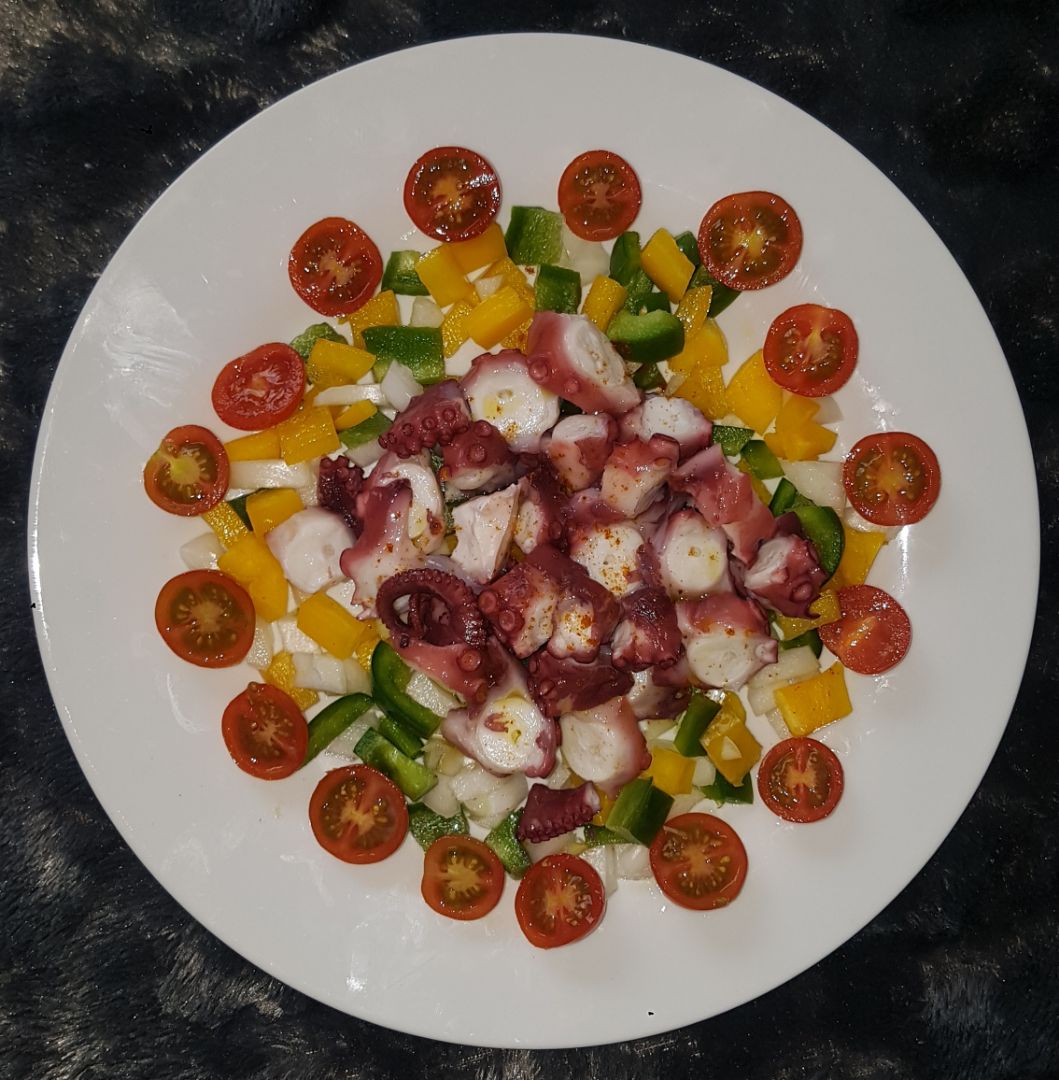 Salpicon de pulpo Salpicon de pulpo