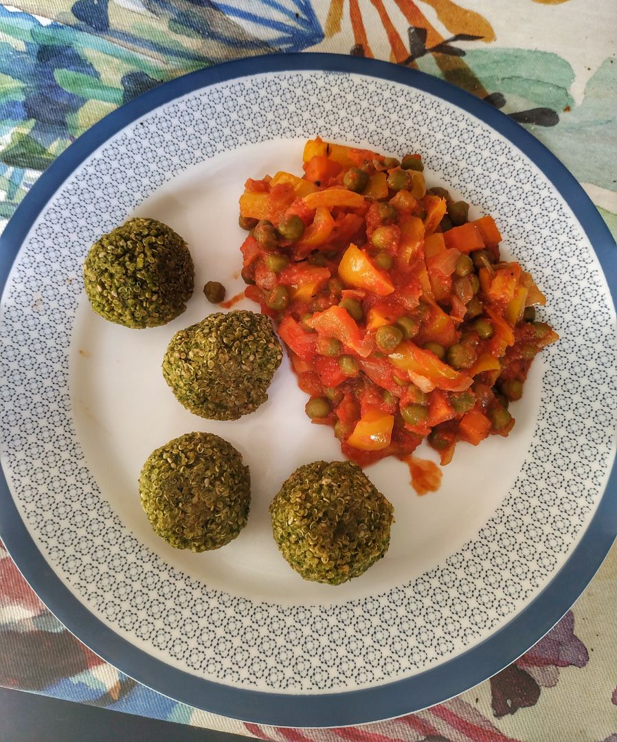 Albóndigas de brócoli y quinoa Albóndigas de brócoli y quinoa