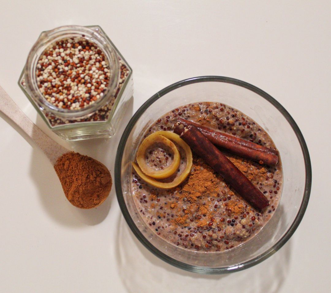 Quinoa con leche de coco Quinoa con leche de coco