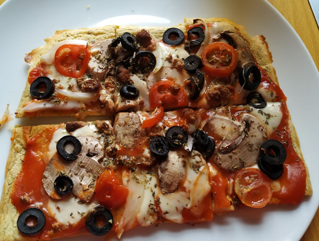 Pizza Socca con verduras Pizza Socca con verduras
