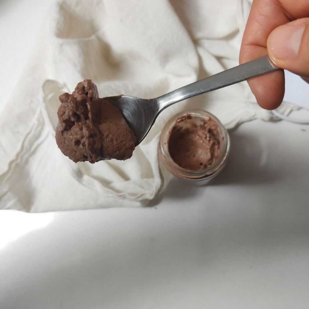 Mousse keto de cacao Mousse keto de cacao