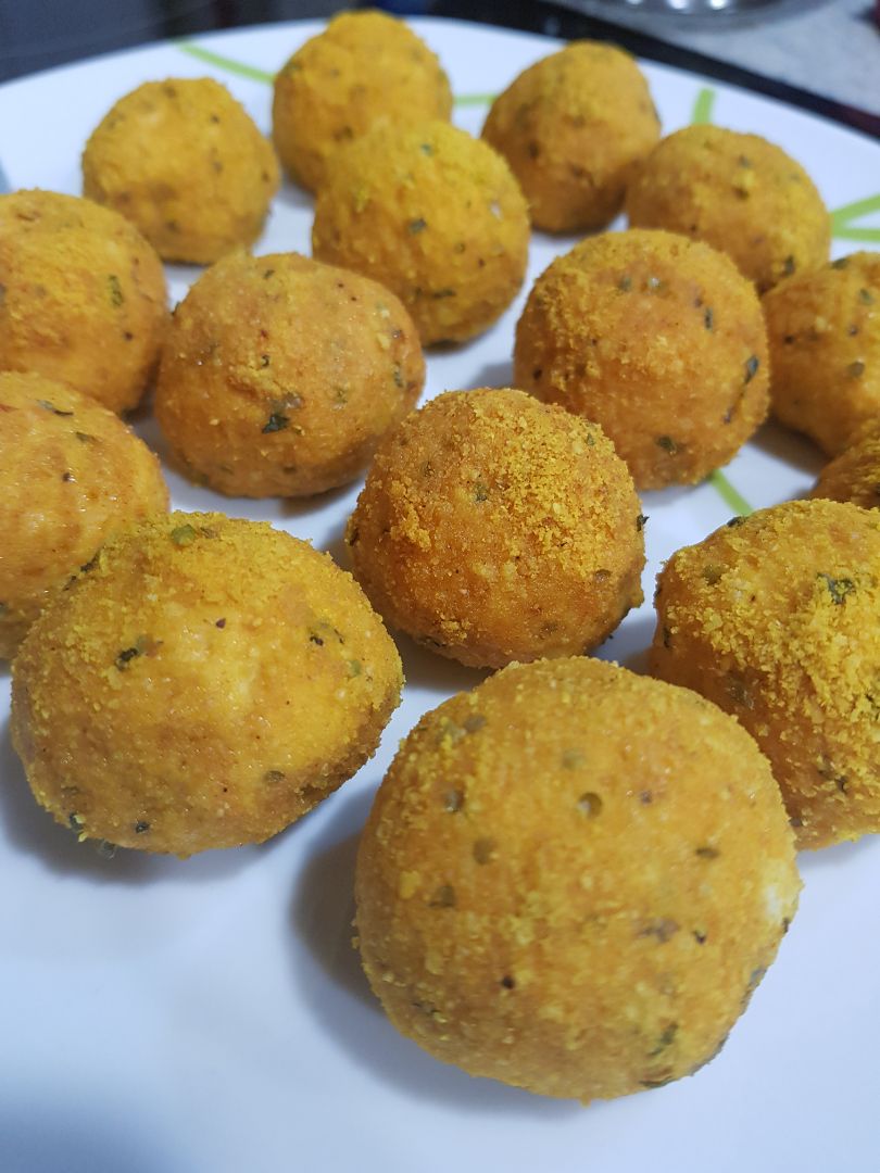 Bolitas de pollo y batata