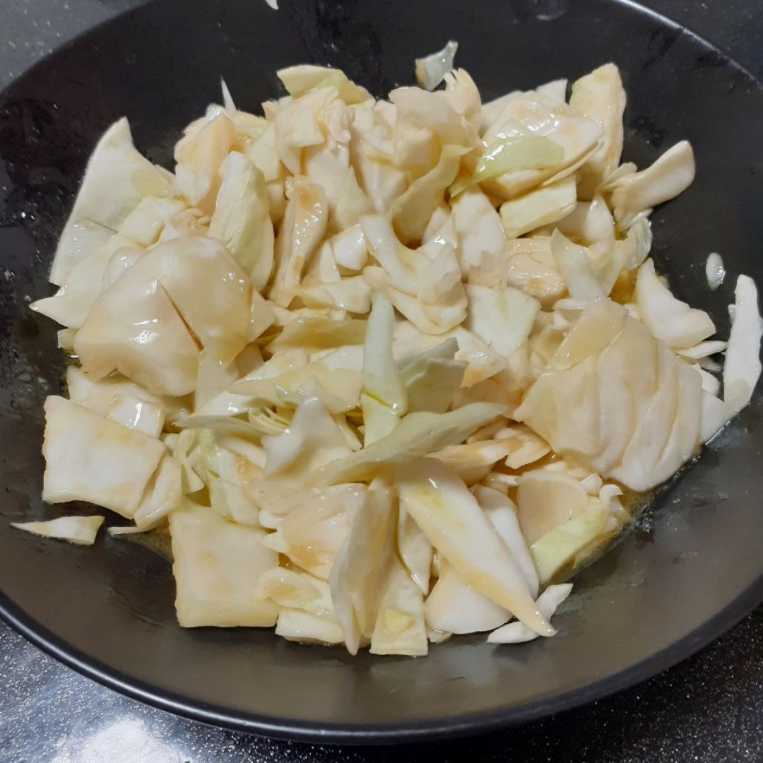 Ensalada de col con salsa mil maravillas Ensalada de col con salsa mil maravillas