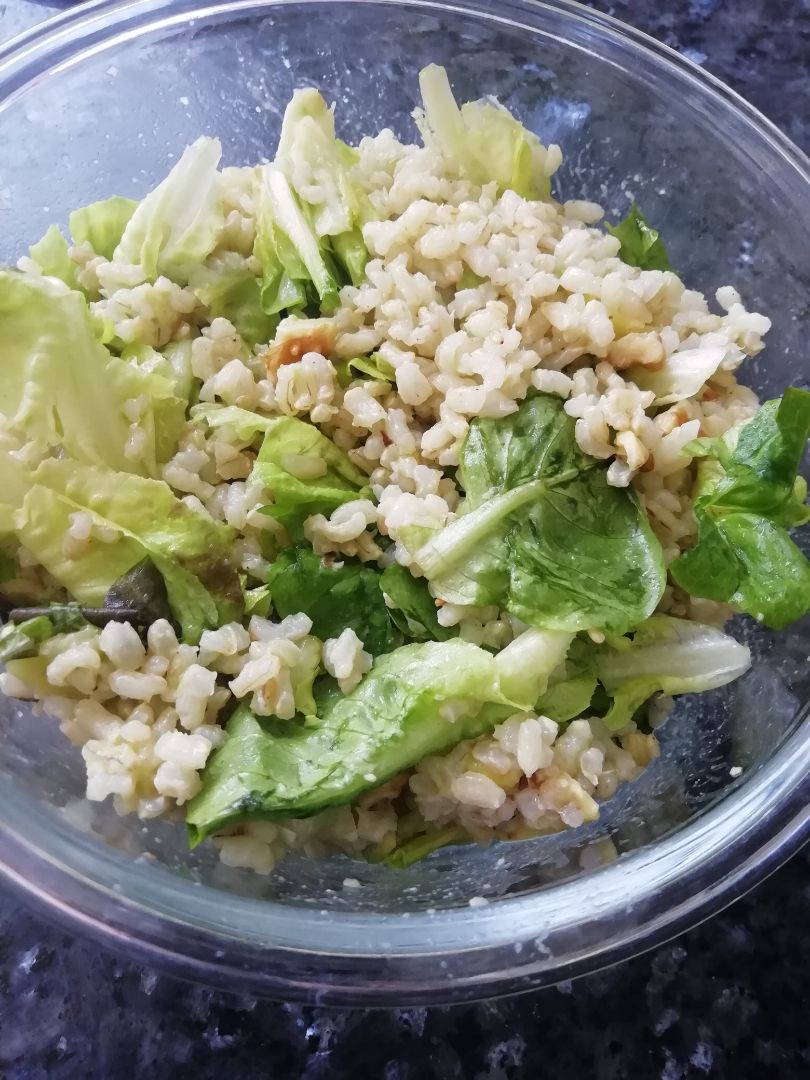 Ensalada de arroz integral Ensalada de arroz integral