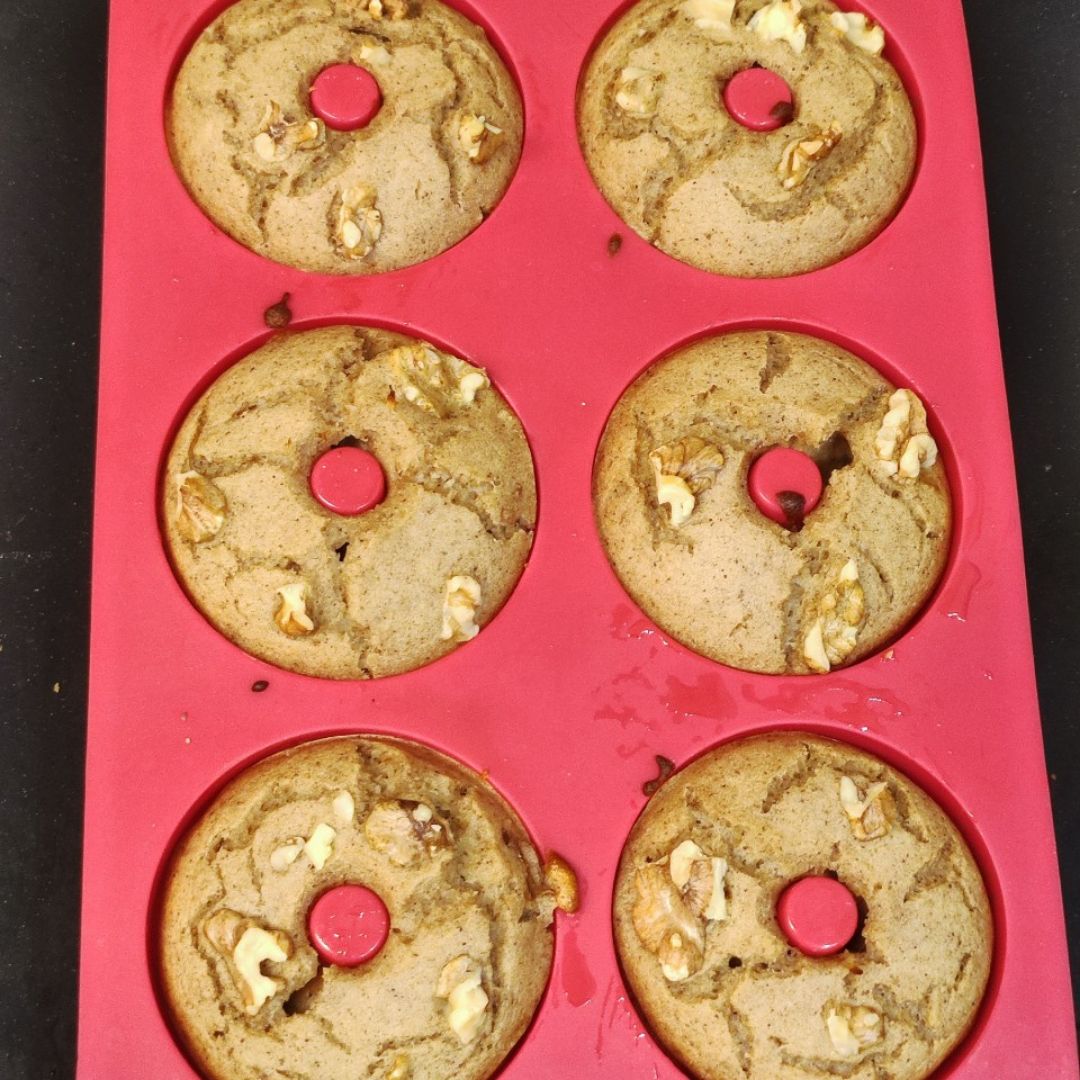 Donuts de pera y nueces 🍐 Paso 4