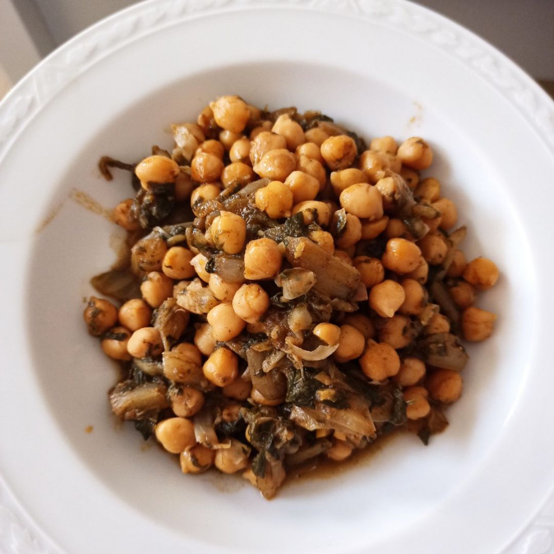 Garbanzos con acelgas Garbanzos con acelgas