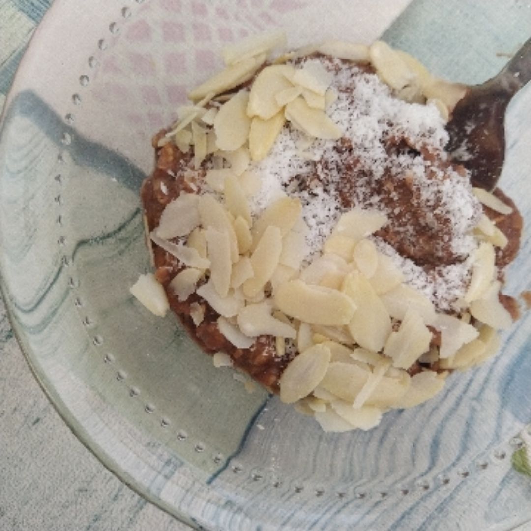 Gachas de avena y plátano 