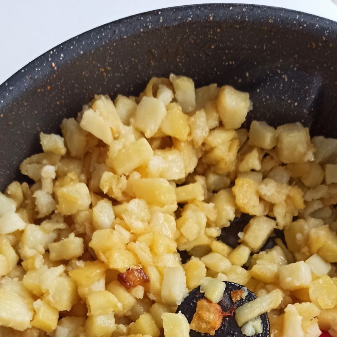 🌸TORTILLA DE PATATAS TRUFADA CON CRUJIENTE DE JAMÓN SERRANO🌸 Paso 2 🌸TORTILLA DE PATATAS TRUFADA CON CRUJIENTE DE JAMÓN SERRANO🌸 Paso 2