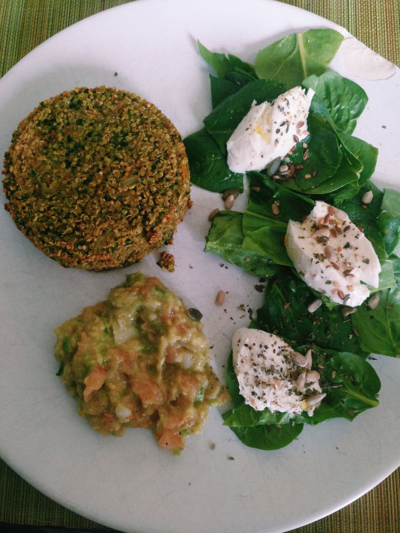 Hamburguesa de quinoa