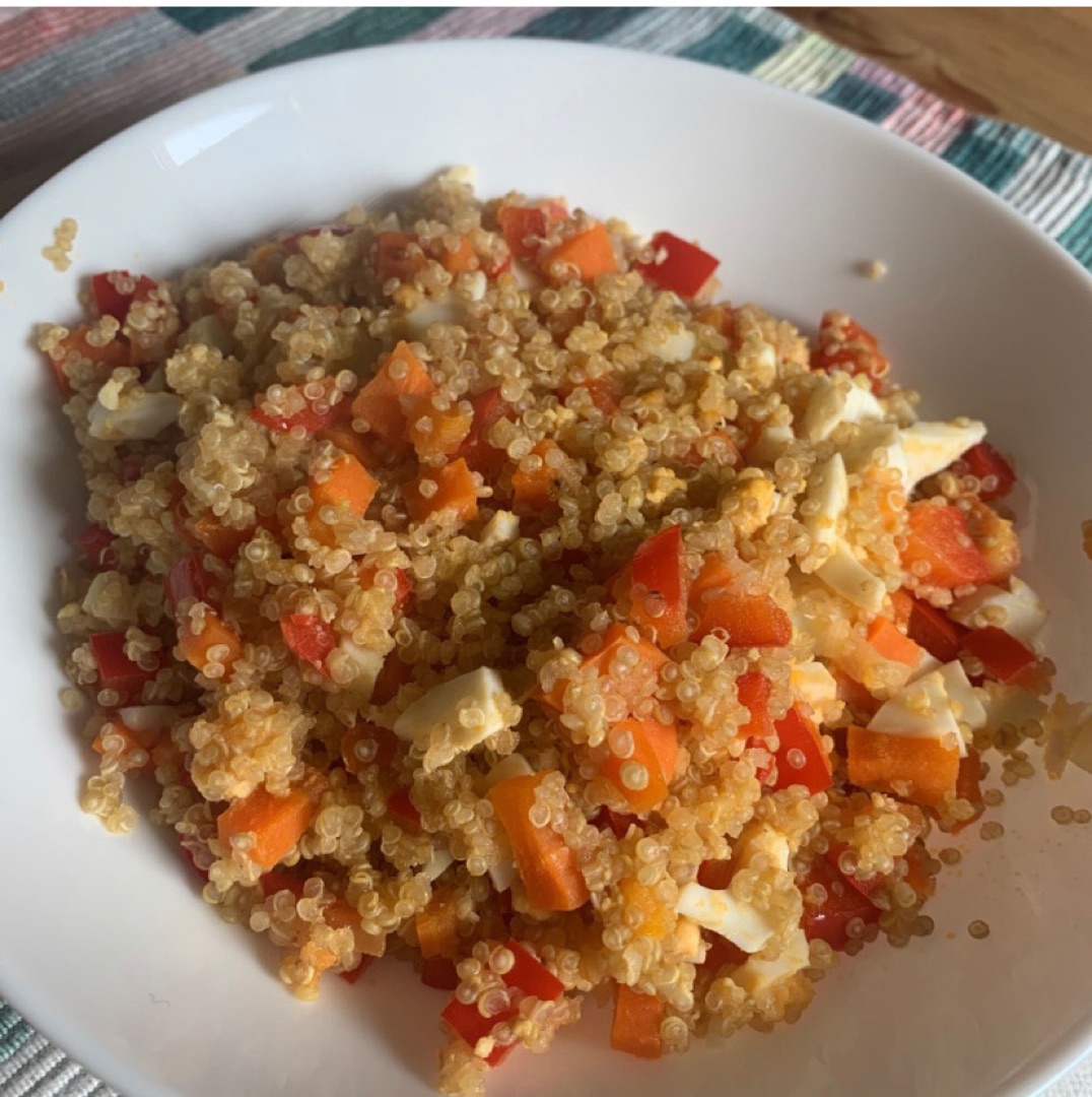 Quinoa com verduras