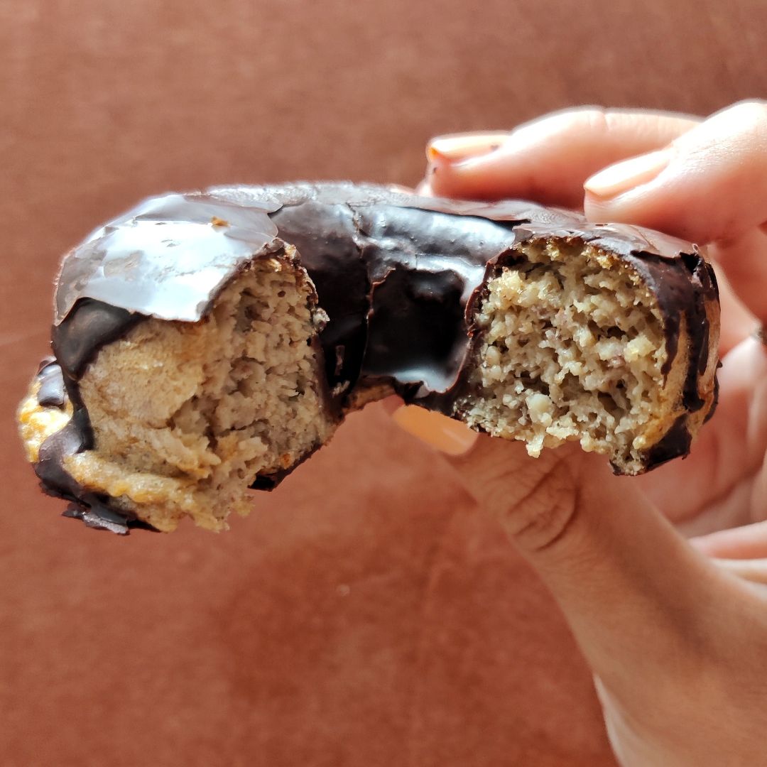 Donuts esponjosos de 🍌🍏🍫 Donuts esponjosos de 🍌🍏🍫