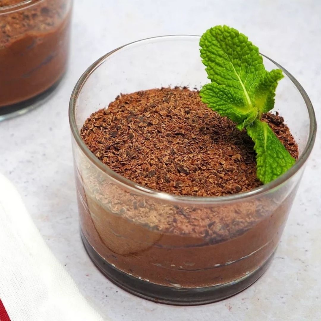 MOUSSE VEGANA DE CHOCOLATE 