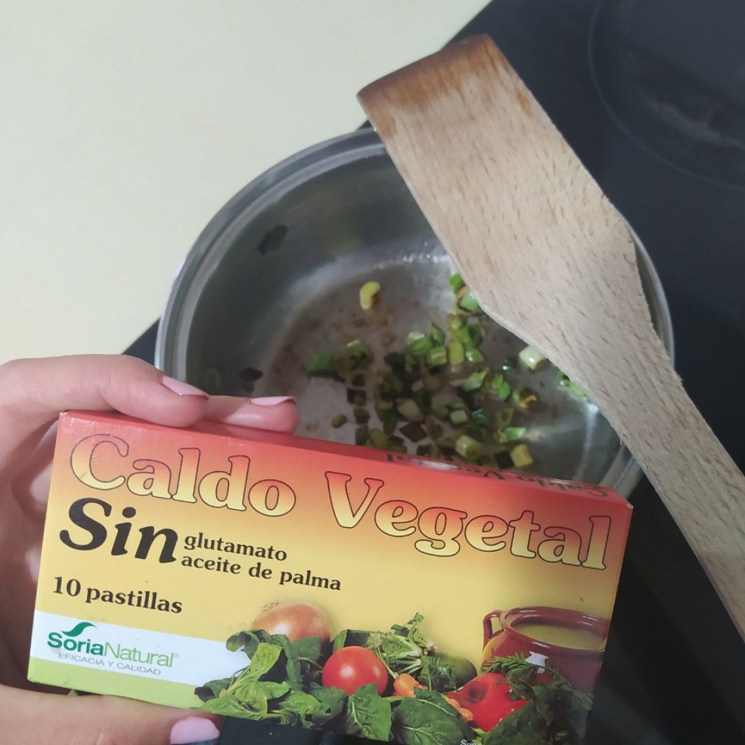 Sopa instantánea de arroz Paso 1 Sopa instantánea de arroz Paso 1