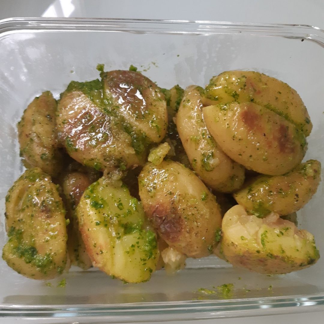 Patatas machacadas Patatas machacadas