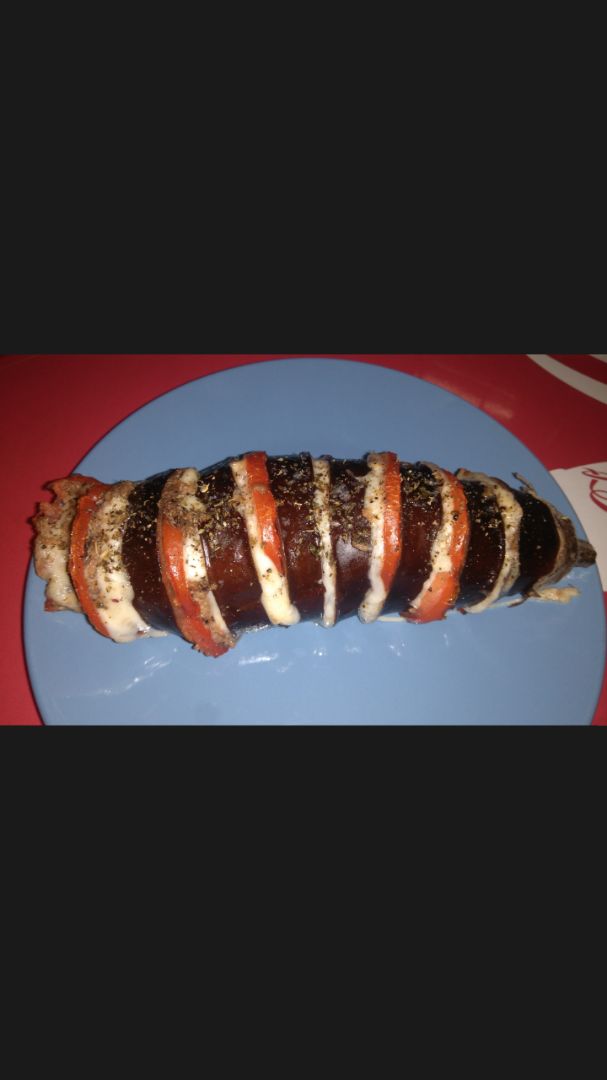 Berenjena rellena Berenjena rellena