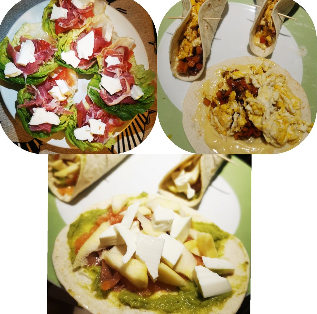 Tacos con lo que había Tacos con lo que había