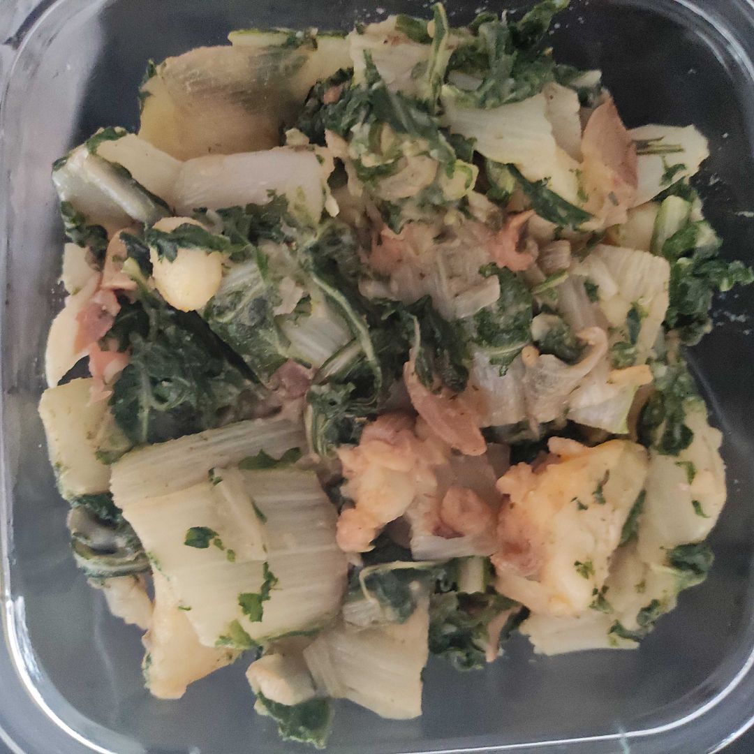Acelgas con patata y pimentón Acelgas con patata y pimentón