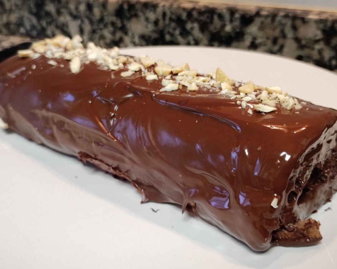 Tronco de chocolate saludable🍫 Tronco de chocolate saludable🍫
