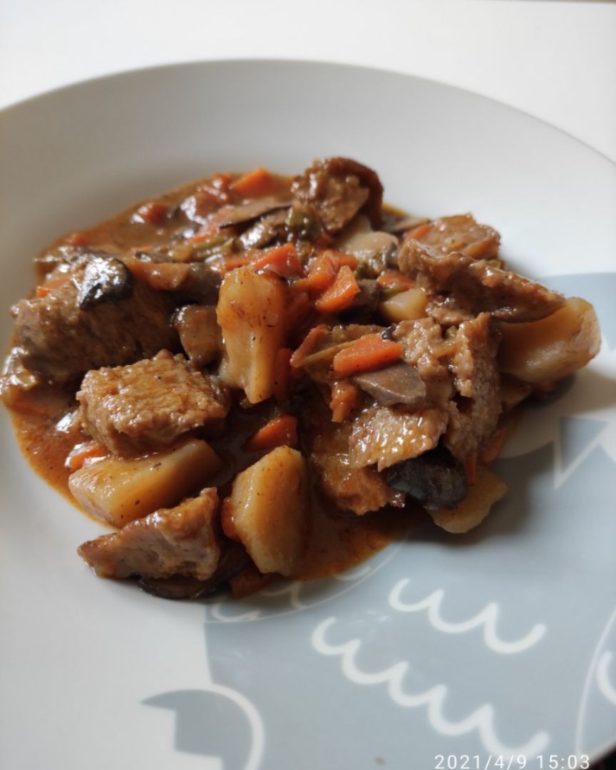Guiso de seitan Guiso de seitan