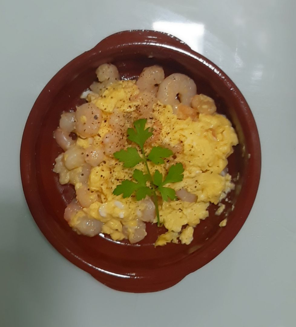 Revuelto con gambas Revuelto con gambas