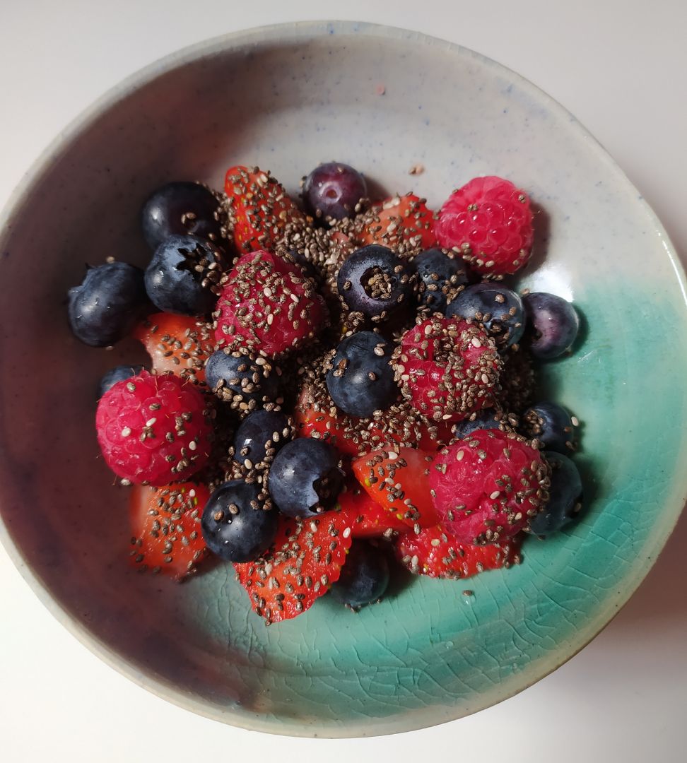 Snack rápido de frutos rojos 🍒
