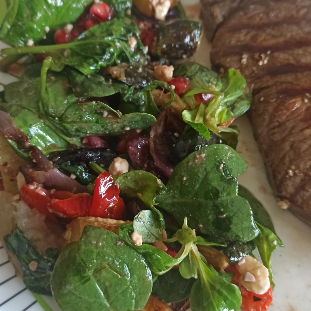Ensalada templada otoñal