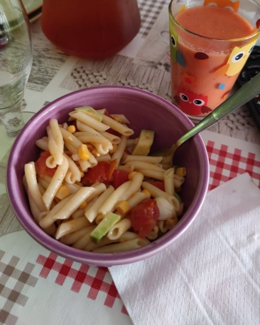 Ensalada de pasta mexicana Ensalada de pasta mexicana