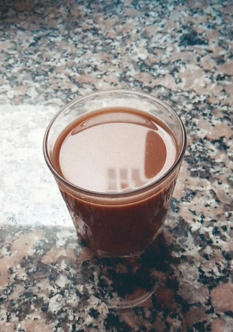 Café con bebida de coco Café con bebida de coco