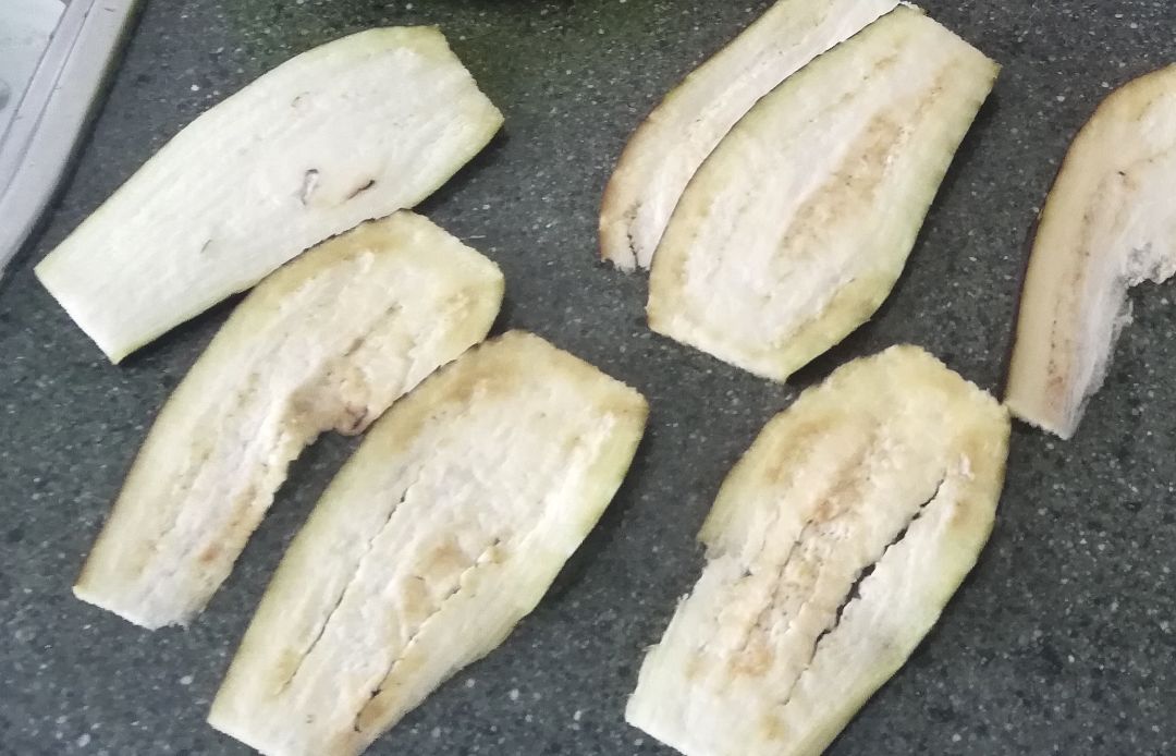 Canelones de Berenjenas rellenos  Paso 0