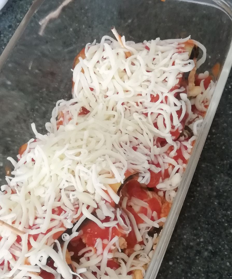 Canelones de Berenjenas rellenos  Paso 1