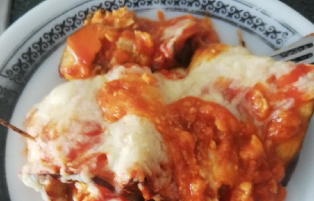 Canelones de Berenjenas rellenos  Paso 2